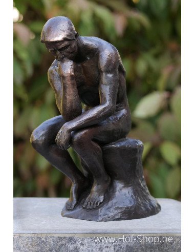 Penseur de Rodin 29 cm - statue en bronze (AN1316BR-B)