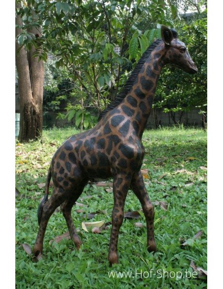 Girafe - statue en bronze (B860)