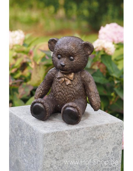 Ours en peluche - statue en bronze (AN1528BR-B)