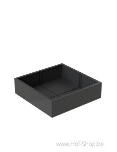 Carrez 200 x 200 x 60 cm - Jardinière Adezz en aluminium