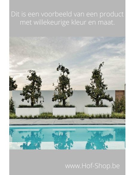 Carrez 200 x 40 x 40 cm - Jardinière Adezz en aluminium