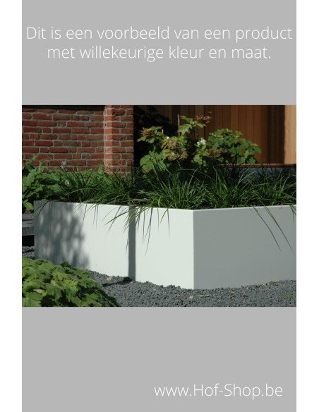 Carrez 200 x 50 x 50 cm - Jardinière Adezz en aluminium