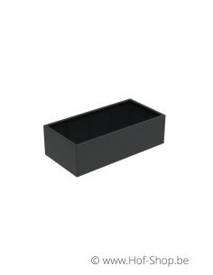 Carrez 200 x 100 x 60 cm - Jardinière Adezz en aluminium