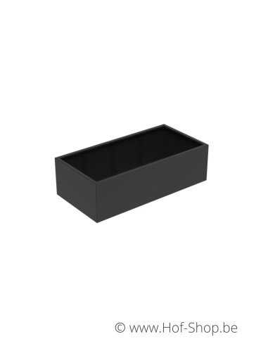 Carrez 200 x 100 x 60 cm - Jardinière Adezz en aluminium