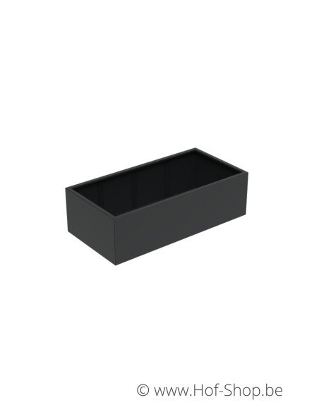 Carrez 200 x 100 x 60 cm - Jardinière Adezz en aluminium