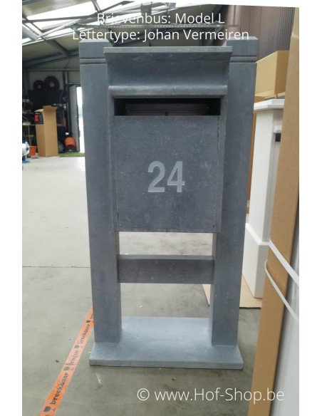 M-Box L - boîte aux lettres en pierre bleue