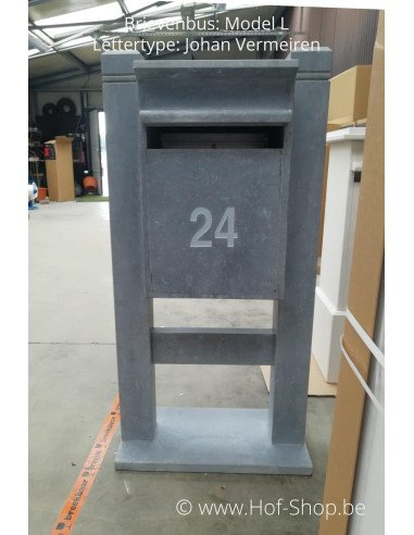 Gravure: nummer op brievenbus