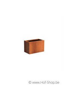 Carrez 90 x 50 x 60 cm - Jardinière Adezz en acier Corten