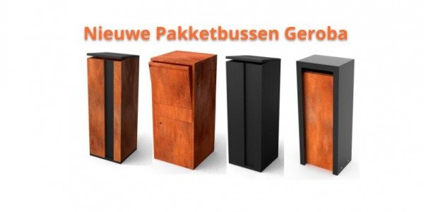 Geroba pakt uit met nieuwe lijn pakket- en brievenbussen