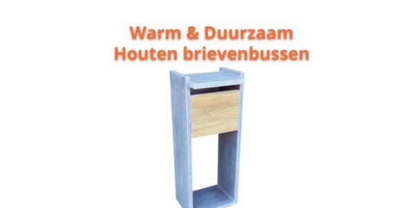 Uw houtlook brievenbus Warm & Duurzaam